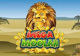 Mega Moolah slot logo – Slots by Games Global at Gambloria Casino