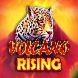 Volcano Rising slot logo by RubyPlay at Gambloria Casino